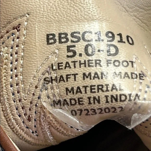 CODY JAMES WOMENS BROWN/BLACK LEATHER WESTERN COWBOY BOOTS SZ 7.5 - Picture 6 of 12